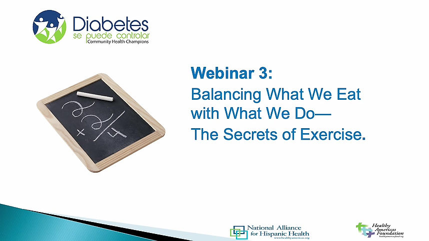 VM 3 - Balancing What We Eat With What We Do - The Secrets of Exercise.